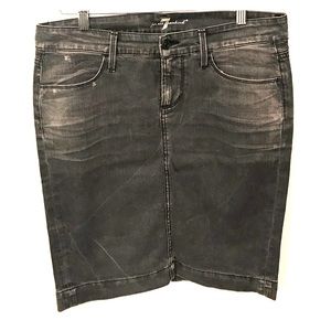 Grey 7 Jeans Skirt